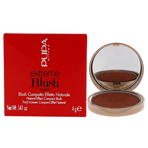 Pupa Milano Extreme Blush Matt - Compact Blush With a Natural Effect - Pure Mat…