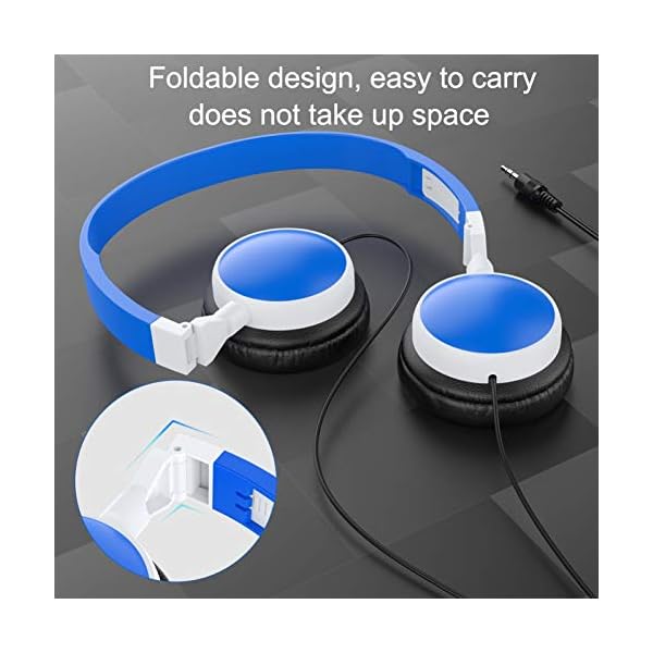 Saniswink1-Gaming-HeadphoneWired-Foldable-35mm-HiFi-Audio-Bass-Headset-Stereo-Surround-Noise-Cancelling-Over-Ear-for-PhoneTablet-Black-one-size Saniswink1 Gaming Headphone,Wired Foldable 3.5mm HiFi Audio Bass Headset Stereo Surround Noise Cancelling Over Ear for…