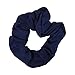 Set of 2 Solid Scrunchies (Navy)