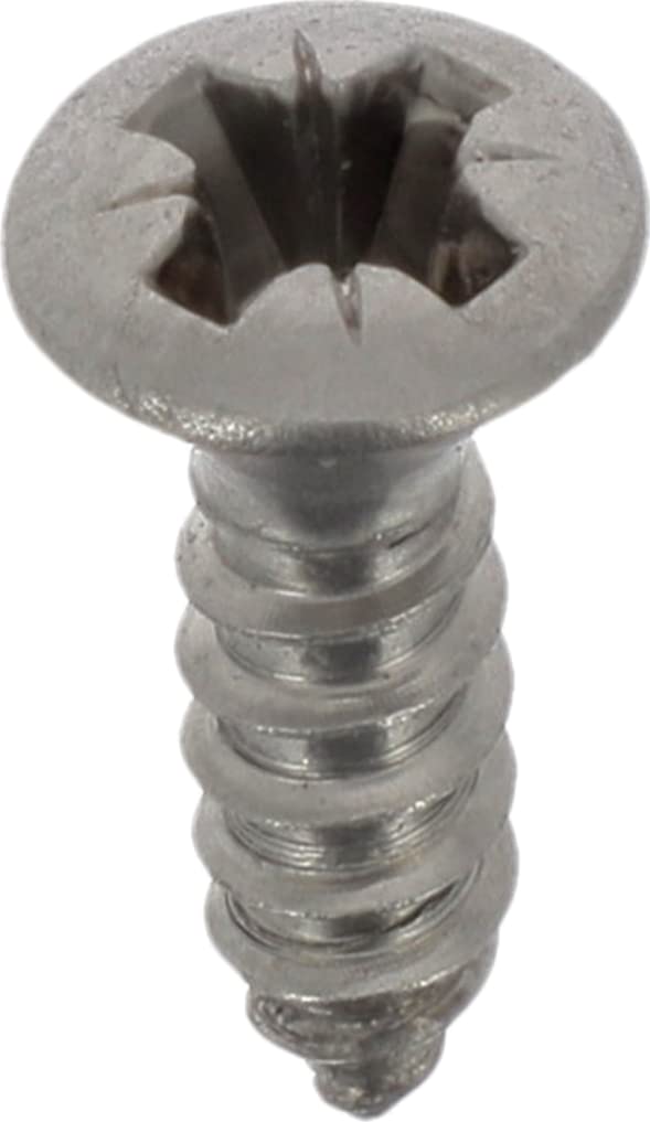 A4 Stainless Steel Countersunk Pozidrive Pan Head Screw 3.5 mm x 13 mm, DIN 7983, Pack of 25