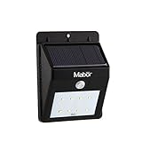 Mabor Solar Lights 8 LED Waterproof Motion Sensor Wall Light for Patio, Pathway Security Lighting
