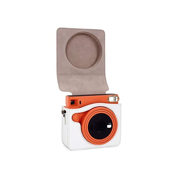 Leebotree Sofortbildkameras Tasche Kompatibel mit Instax Square SQ1 Sofortbildkamera, Kameratasche mit Weichem PU Leder… – Bild 4