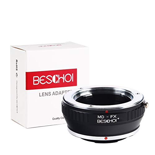 Beschoi Bague adaptation Objectif Anneau MD-FX à Caméra en Métal pour Monter Les Objectifs Minolta MD MC Rokkor pour Fujifilm X Mount Fuji X-Pro1 X-M1 X-E1 X-E2 M42 X-T1 - Image 6