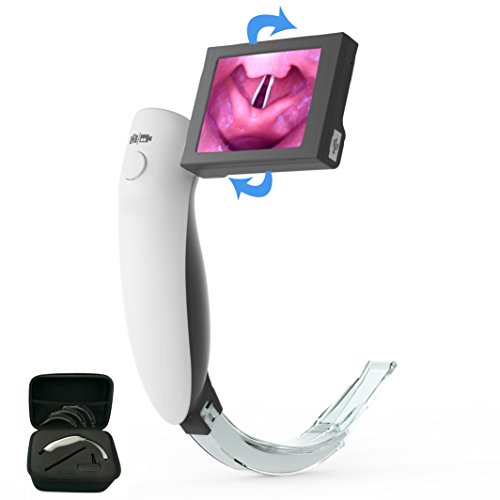 Buy Video laryngo with 10 pcs blade, Portable kit for intubation aid