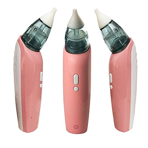 Baby Electric Nasal Aspirator, Nose Cleaner Safe Hygienic and Quick with 3 Sizes of Nose Tips for Newborns and Toddlers