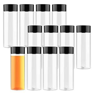Lege Plastic Flessen Sapflessen 12 Pack Herbruikbare Flessen 400ml Sapflessen Drinkfles Smoothiefles voor Sap Drinken…