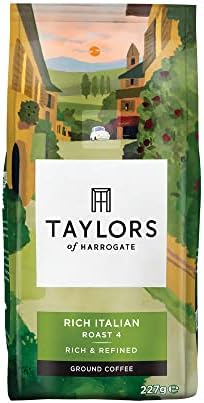 Taylors Of Harrogate Fairtrade Organic Fika Ground Coffee, 227g (Pack Of 6