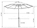 Abba Patio 9' Patio Umbrella Outdoor Table Market Umbrella with Push Button Tilt/Crank, Dark Green
