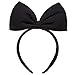 Cute Big Bowknot Alice Headband For Little Girls Dress Up Birthday Party,Halloween,Christmas(Black)