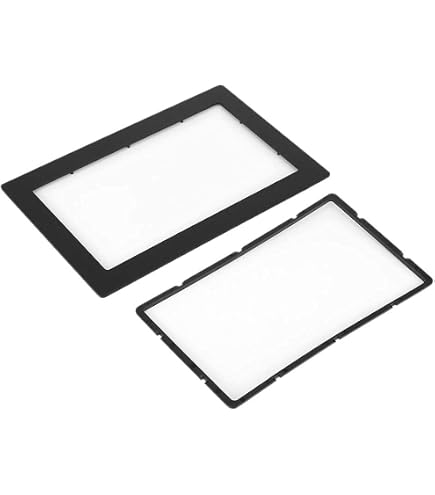 Black Universal 9inch to 7inch frame 1 din 2 din Android Car Radio Fascia Frame