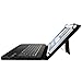 eTopxizu Keyboard Case for 7-8 Inch Universal Tablet,2-in-1 Wireless Detachable Removable Bluetooth Keyboard Leather Travel Windows Android iOS Carrying Cases Cover Holder Folio+Stand(Black)