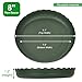 Plant Saucer 8 inch Drip Trays Green Plastic Tray Saucers Indoor Outdoor Flower Pot Round (8 in x 5 Pack)thumb 2