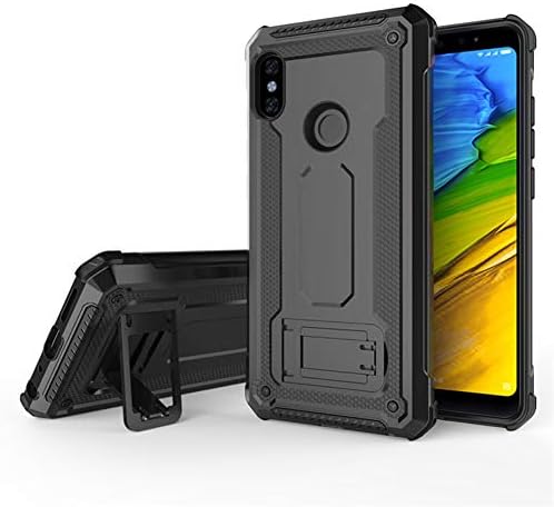 Xiaomi Redmi Note 5 case/Redmi Note 5 Pro case, QLOA Multifunctional Mobile Phone case,Shockproof Cover XIAOMI REDMI NOTE5 PRO (2018 Release)-Black