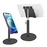 SKEJER Cell Phone Stand for Desk Adjustable Height