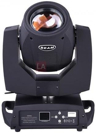 DMX512 16-Channel Zoom Moving Head Beam Housing Spot Light 17 Gobos 14 Colors 230W DJ Stage Light Lamp Theater Spotlight Prism Lighting Effect