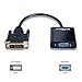 gofanco Active DVI-D to VGA Adapter Converter - Male to Female M/F Video Adapter Cable for DVI-D 24+1 for DVI Device, Laptop, PC to VGA Displays, Monitors, Projectors (DVIDVGA2)