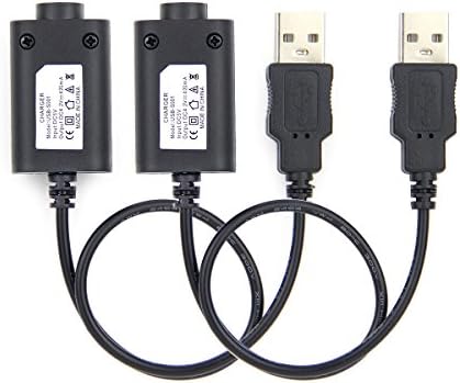 ANOTEK Ego Charger Cable with 510 Thread and Smart IC of Overcharge Protection ( Pack of 2 )