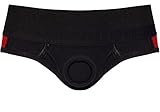 RodeoH Black & Red 2.0 Stripe Brief+ Underwear Harness (L = 36-38)