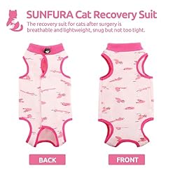 SUNFURA Cat Recovery Suit, Kitten Surgical Full