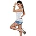 Sleeveless Camisole,Hemlock Women Bandage Tank Top Summer Sexy Lace Sport Vest (M, White)