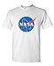 NASA Retro Logo Vintage Look Space 80's - Mens Cotton T-Shirt