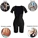 QUAFORT Full Body Shapewear Sauna Suit Neoprene Sweat Bodysuit Gym Shaper with Sleeve