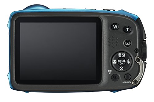 Fujifilm FinePix XP130 16.4MP Digital Camera, 5X Optical Zoom, 1080p Full HD Video, Motion Panorama 360, Wi-Fi, Water/Shock/Freeze/Dustproof, Sky Blue