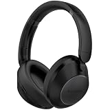 RAVPower RP-BH1019 ANC Wireless Headphones – Active Noise Cancelling, Built-In Microphone, Bluetooth Over-Ear Headset – Black, 18-Month Warranty