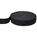 Elastic Bands Spool Sewing Band Flat Elastic Cord, 12 Yards (Black, 3/4 inch)