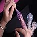 AHDAHD Ms. Massage Finger Crystal Set of Three Tri-Color G-Point Toy Finger Set Condoms