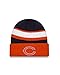 NFL Chicago Bears New Era Rib Start Cuff Beanie, One Size, Orange