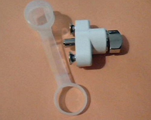 USA Premium Store HV Thumb Turn Lock Kit, Push Pin, Hurricane Shutter Hardware Part, White