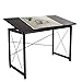 47'' Adjustable Drafting Table - Art and Craft Drawing Folding Desk - Reading & Writing Work Station (Black)