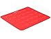 1 Pc 30-Heart Shape Capacity Silicone DIY Macarons Sheet Mat Chocolate Cookie Cake Baking Mold Tray Line Cake Pastry Molds (Red)