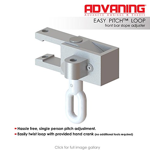 ADVANING 16'X10' Motorized Patio Retractable Awning | Classic Series | Premium Quality, 100% Acrylic UV Sun Shade Awning, Color: Green & Cream Stripes, EA1610-A222H ADVANING 16'X10' Motorized Patio Retractable Awning | Classic Series | Premium Quality, 100% Acrylic UV Sun Shade Awning, Color: Green & Cream Stripes, EA1610-A222H