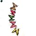 Solar Butterfly, Dual (Solar / Battery) Power Fluttering Butterfly By Random, Solar or Battery Powered