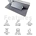 MOFT Laptop Stand, Invisible Lightweight Laptop Computer Stand, Compatible with MacBook, Air, Pro, Tablets and Laptops up to 15.6″, Patented Grey Non-Adhesivethumb 1