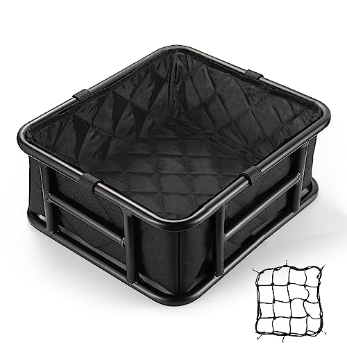 RAYMACE Bike Basket Liner & Cargo Net, Reusable Thickened Lining
