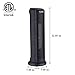 FLAMEMORE Portable Ceramic Tower Heater Oscillating Digital Display w/Remote, Overheating & Tip-Over Protection Adjustable Thermostat 1500W 12H Timer Safety Home Office Use 22-inch, Black