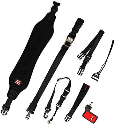 CarrySpeed Pro Mark III Front Quick Release Adjustment and Flip Lock System Neoprene Sling Neck Strap with Ballhead Connector and Multiple Tripod Mounts Plate
