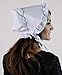 One Size Solid White Cotton Traditional Pioneer Bonnet