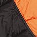 KING SHOWDEN Hammock Underquilt Lightweight Camping Winter Sleeping Bag Under Quilt Blanket Ultralight Underquilt Keep Your Warmer Saves Space Portable (Black&Orange)