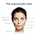 Jade Roller for Face and Gua Sha Massage, Body Relaxation; Real Natural Jade Stone, Anti-Aging Beauty Skincare Tool to Reduce Dark Circles and Puffy Eyes; Therapy for Wrinkles
