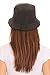 LL Black Mens Packable Bucket Rain Hat Ladies Lightweight Comfortable Medium