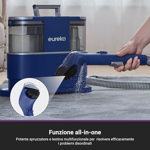 NEY100 Lavatappeti, Lavatappezzeria per Tappeti, Lava Tappezzeria per Macchie Quotidiane e Sporco, Pulisci Divani, Moquette, Materassi e Altro, Serbatoio d'Acqua da 1,5 Litri