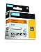 DYMO Industrial Labels for DYMO Industrial Rhino Label Makers, Black on Orange, 1/2