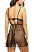 Avidlove Women Babydoll Sexy Lingerie Dots Lace Chemises Transparent Sleepwear