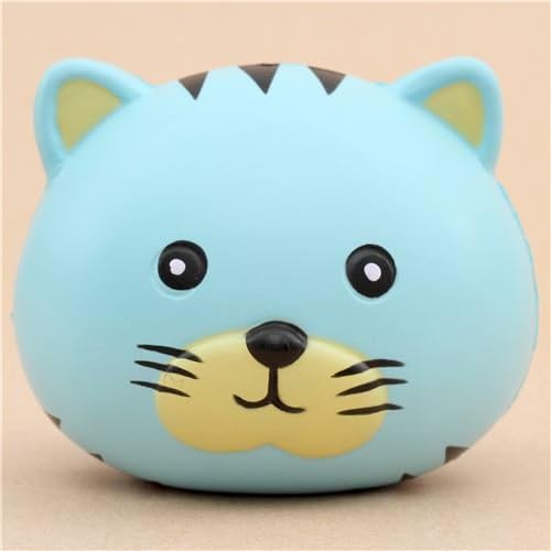 Cute blue tiger bun scented squishy kawaii