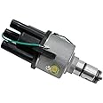 Marketplace Auto Parts Ignition Distributor with Cap and Rotor - Compatible with 1955-1979 Volkswagen Beetle with Points, Condenser, Mechanical Advance, and External Coil, W0168-X948146