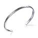 Solocute Mothers Day Sterling Silver Bangle Bracelet Engraved If You Can Imagine It,You Can Achieve It.If You Can Dream It,You Can Become It Inspirational Jewelry, Womens Cuff Bracelets